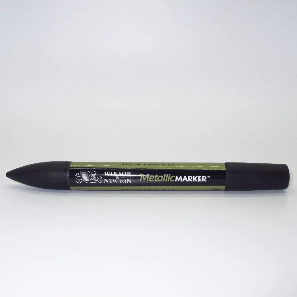 Металлический маркер Winsor &amp Newton золотой цвет | Канцтовары для офиса и дома