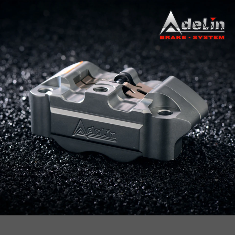 Adelin CNC ADL-4 мотоцикл 25 мм x 4 поршневой тормозной суппорт насос 82 мм крепление для BWS Yamaha скутер изменить