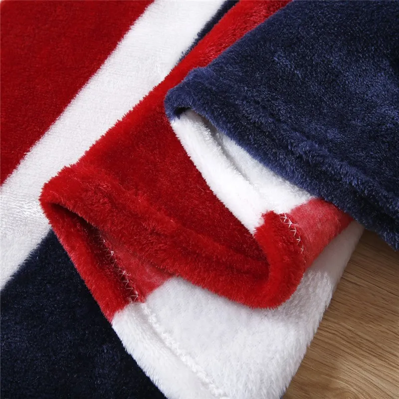 Wholesale British American Flag Plaid Blankets for Beds Thin Flannel Fleece Throws for Bed Sofa Cover Bed Sheet Bedspread Manta images - 6