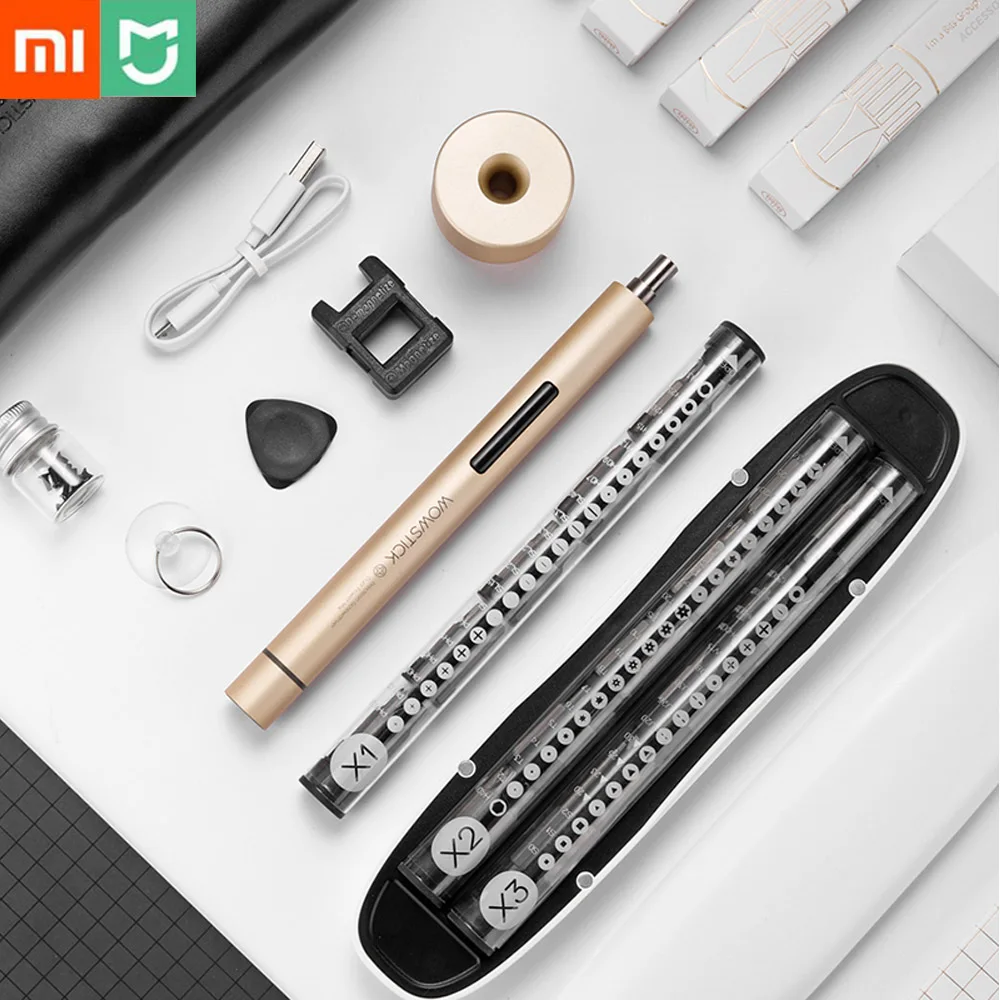 Xiaomi MIJIA WOWSTICK 1 плюс Электрический отвёртки комплект ремонт Tool Kit для мобильного