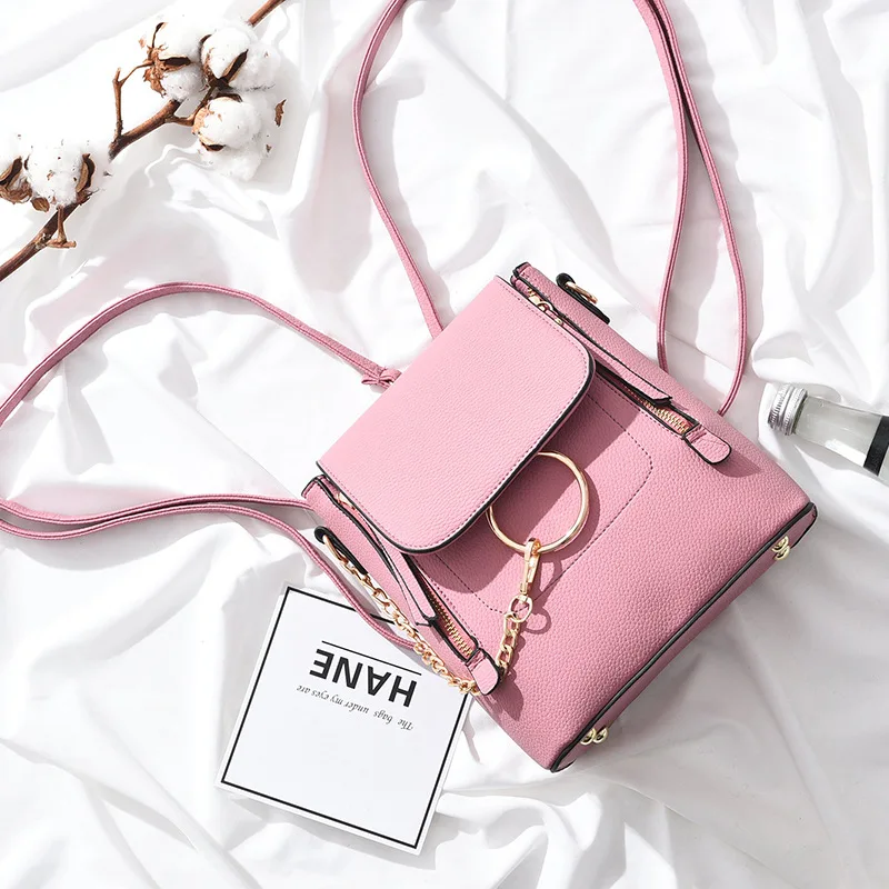 Новые модные женские сумки школьная сумка PU кожаные рюкзаки рюкзак Carteras Mujer