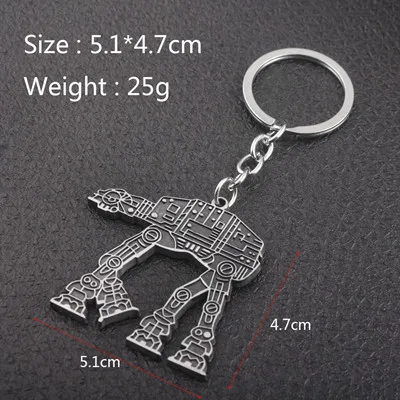 keychain Звезда взлет Скайуокер Хан Solo cube брелок подвеска цепь Шарм Прохладный Сокол брелки сплав человек аксессуар из бижутерии - Цвет: keychain