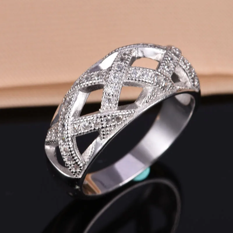 Женское кольцо из серебра 925 пробы с красными деревьями | Украшения и аксессуары