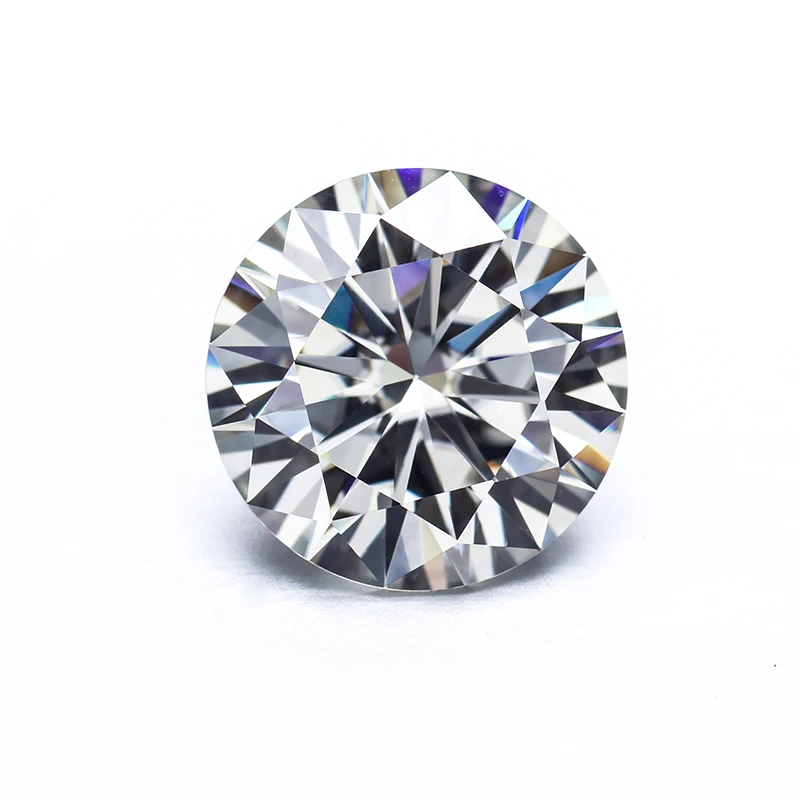

round hearts and arrows cut 12.0mm IJ ColoR synthetic loose moissanites diamonds