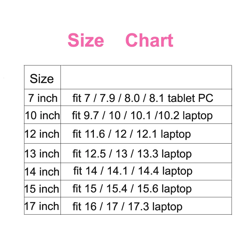 Неопреновая сумка с шармами для ноутбука 9 10 11 12 13 14 15 17|notebook inch screen|notebook partscase compare |