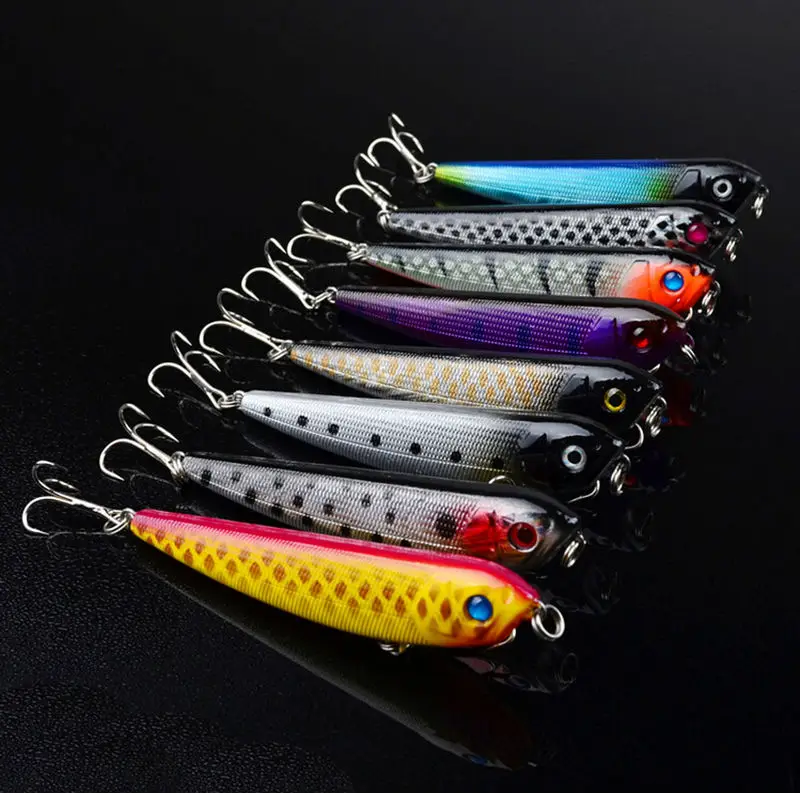 Наживка для воды 8 цветов 9 см 6 г|bass products|bait stringbass life |