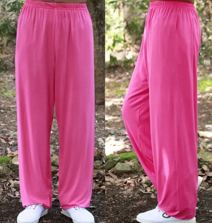 unisex 11colors Kids&ampAdult modal blue/green/green martial arts wushu bloomers kung fu tai chi trousers taijiquan yoga pants | Спорт и