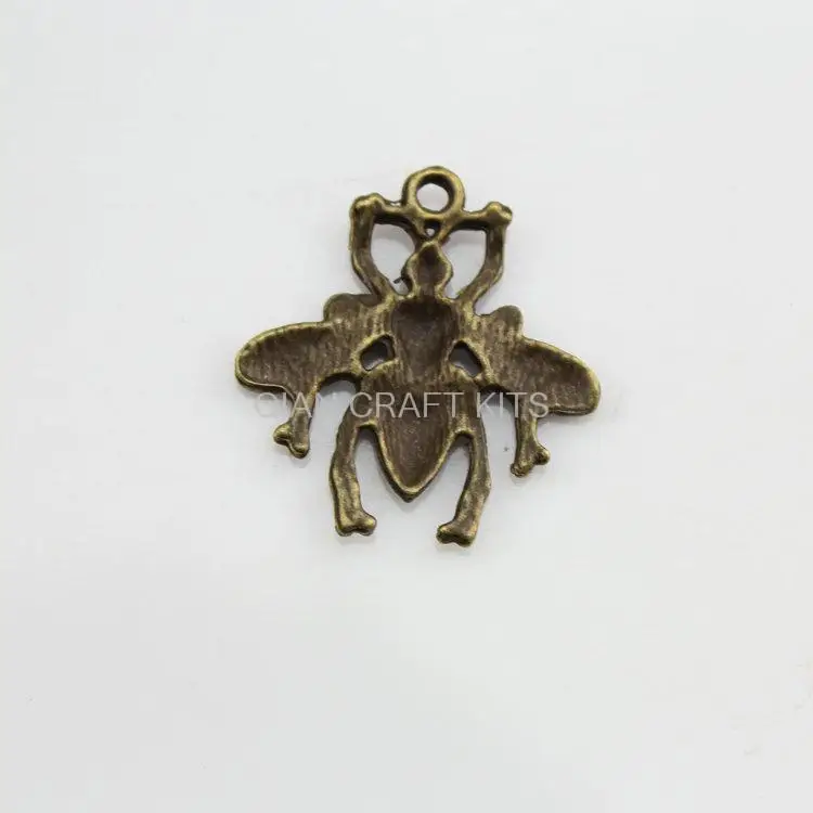 5pcs big beetle Bee 3d antique bronze zinc alloy Charm Pendant drops DIY Supplies necklace bracelet lead free | Украшения и