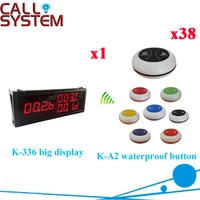 433 92mhz best price wireless waiter calling system for restaurant pager