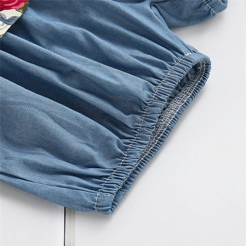 

2019 Summer New Infant Kid Baby Girl Clothes Fly Sleeve Flower Ruffle Tops Bow Shorts Pants Outfits