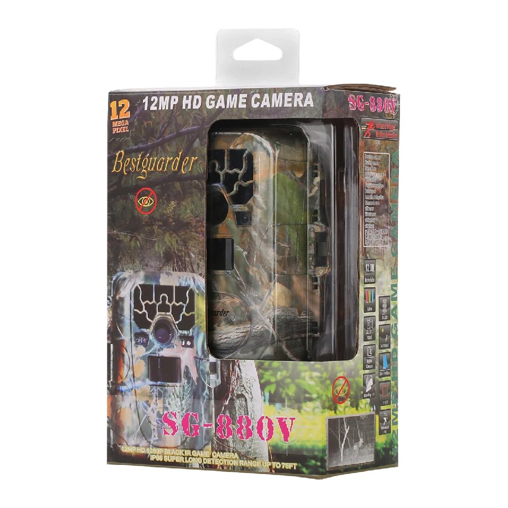 12MP без свечения цифровая охотничья камера движения Трейл дикая ловушка игровая s