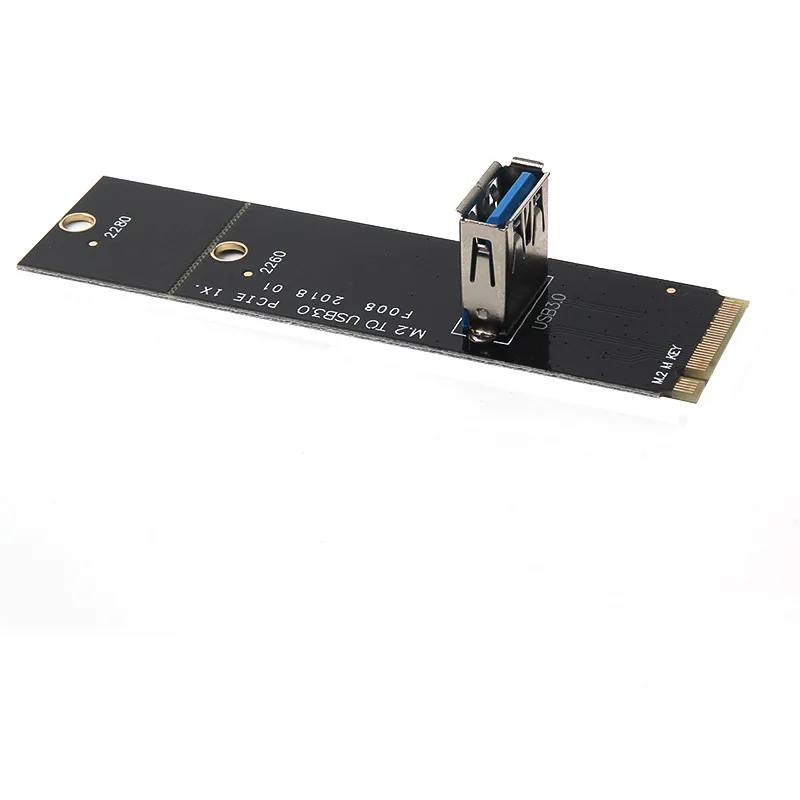 NGFF для PCI E 16x слот Riser Card PCIE M2 адаптер USB 3 0 удлинитель M.2 M ключ видеокарты BTC Miner Antminer