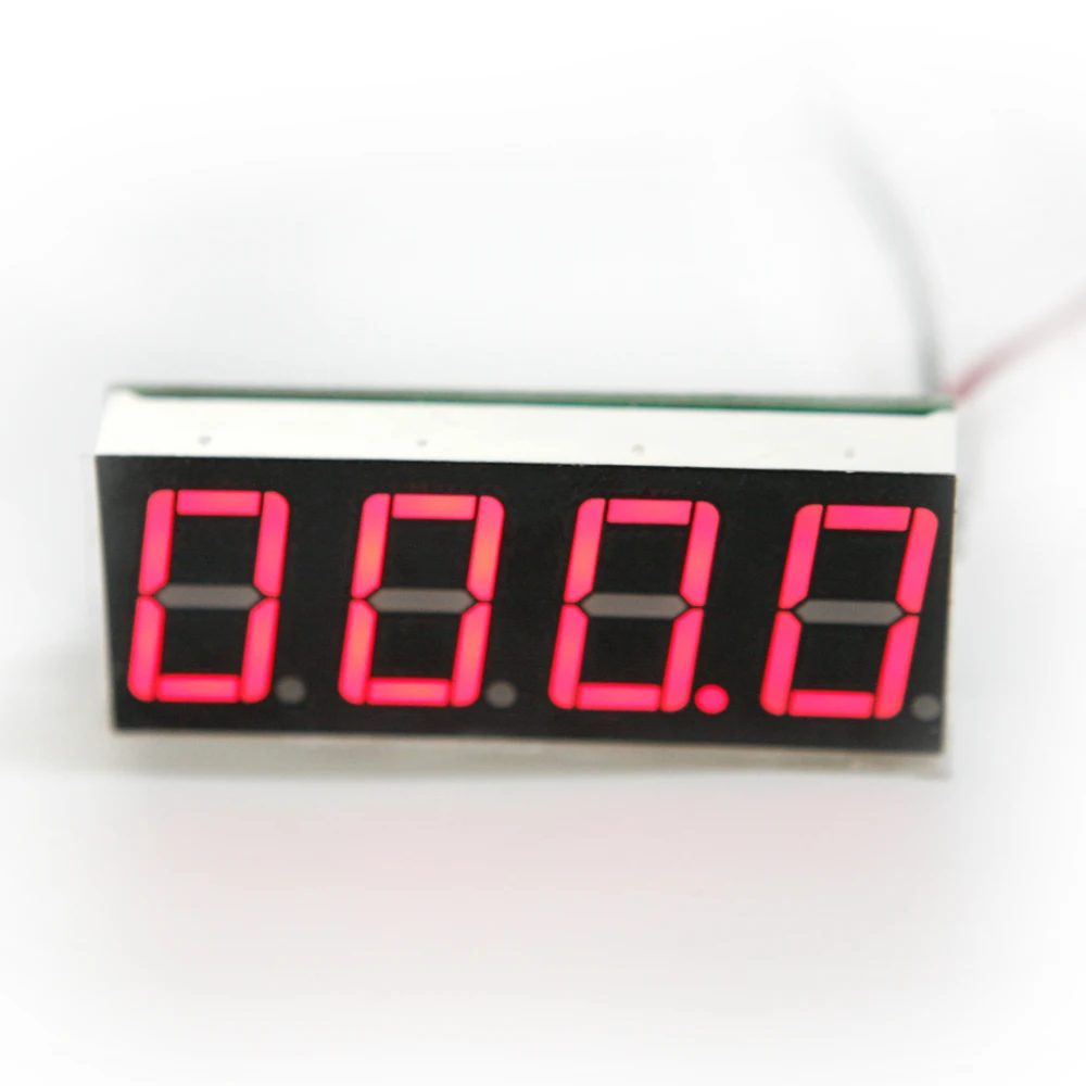 1 шт. Новый Красный светодиодный цифровой усилитель Панель метр DC8 ~ 15 в 200A/75mV