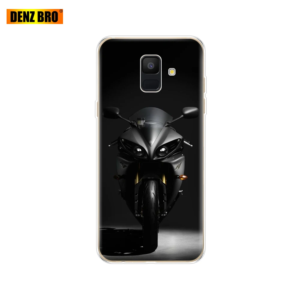 Для samsung Galaxy A6 чехол Dual SIM SM A600 A600F чехол для телефона samsung A6 plus A605 A605F защитный ковер бампер - Цвет: 61904