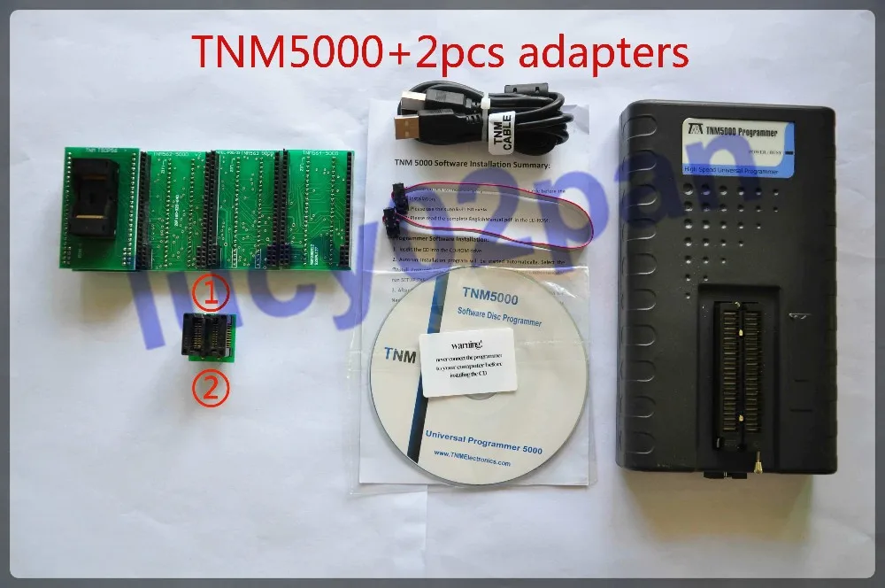 TNM5000 USB Универсальный IC программатор+ TSOP56+ 520S2-200 набор адаптеров, программирование nand flash, 96 МГц часы, многократное Программирование