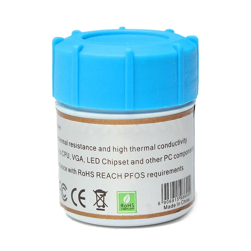 Теплопроводящая паста проводящая силиконовая Золотая термопаста теплоотвод
