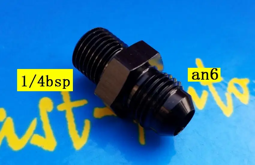 Мужской 1/" bsp BSPP 1/4 BSP 1/4bsp мужчинами AN6 6AN 6 адаптер установки