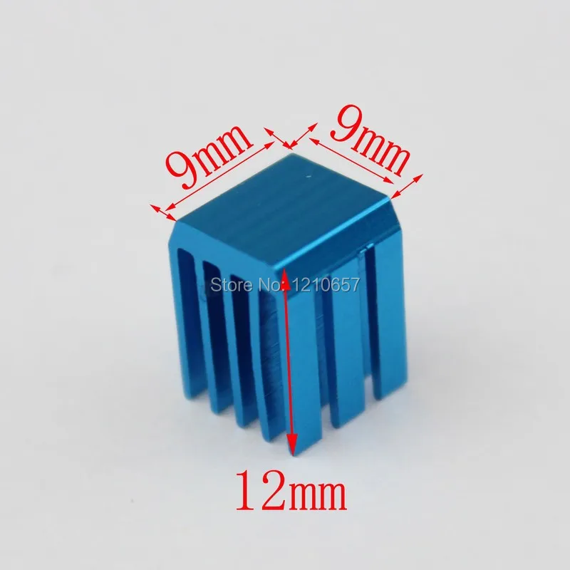 500 штук в партии X9 9x9x12 мм 9 RAM охлаждающий алюминиевый теплоотвод|aluminum heatsink|cooling