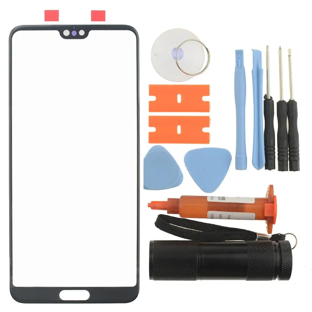 Front Screen Glass UV LOCA Glue Light Repair Kits for Huawei P20 P30 Pro lite Mate 20 20X Broken Outer &amp Opening Tools | Мобильные