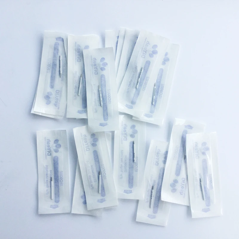 20 шт. 7 круглых игл для ручной ручки полуперманентный макияж ручная ручка тумана