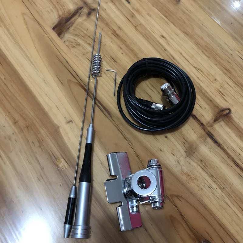 Антенна для мобильного радио SG M507 антенна с зажимом и 5 м фидером UHF/VHF 144/430 МГц 100 Вт