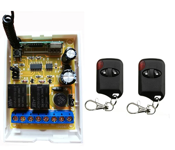 DC12V DC24V 2CH беспроводной переключатель системы дистанционного управления приемник