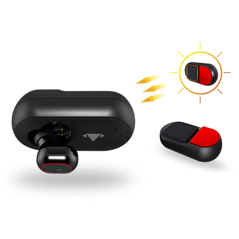 

Автомобильные Bluetooth-наушники на солнечной батарее с магнитной зарядкой