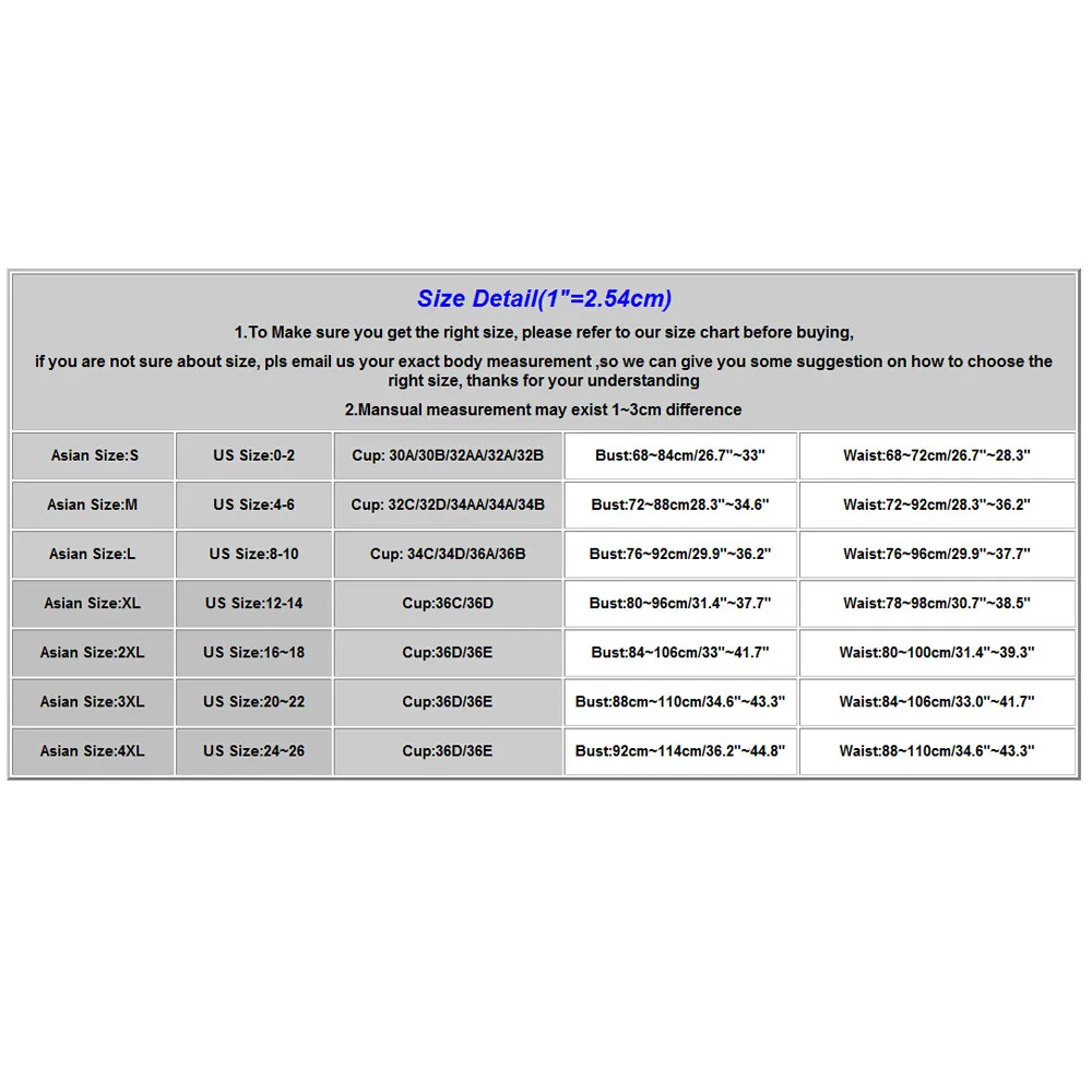 Бикини 2020 Женский цельный комплект бикини с чашками пуш-ап и подкладкой