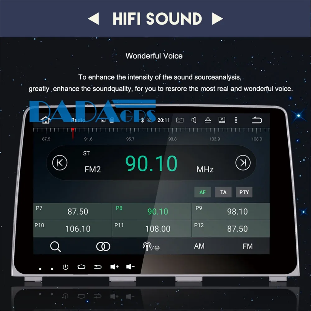 Автомагнитола PX6 2 din Android 9 0 GPS навигация головное устройство для HYUNDAI Sonata 2017 2018 без