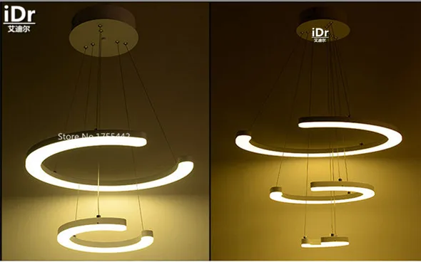 Led современный минималистичный гостиной люстра подвесной светильник ресторан