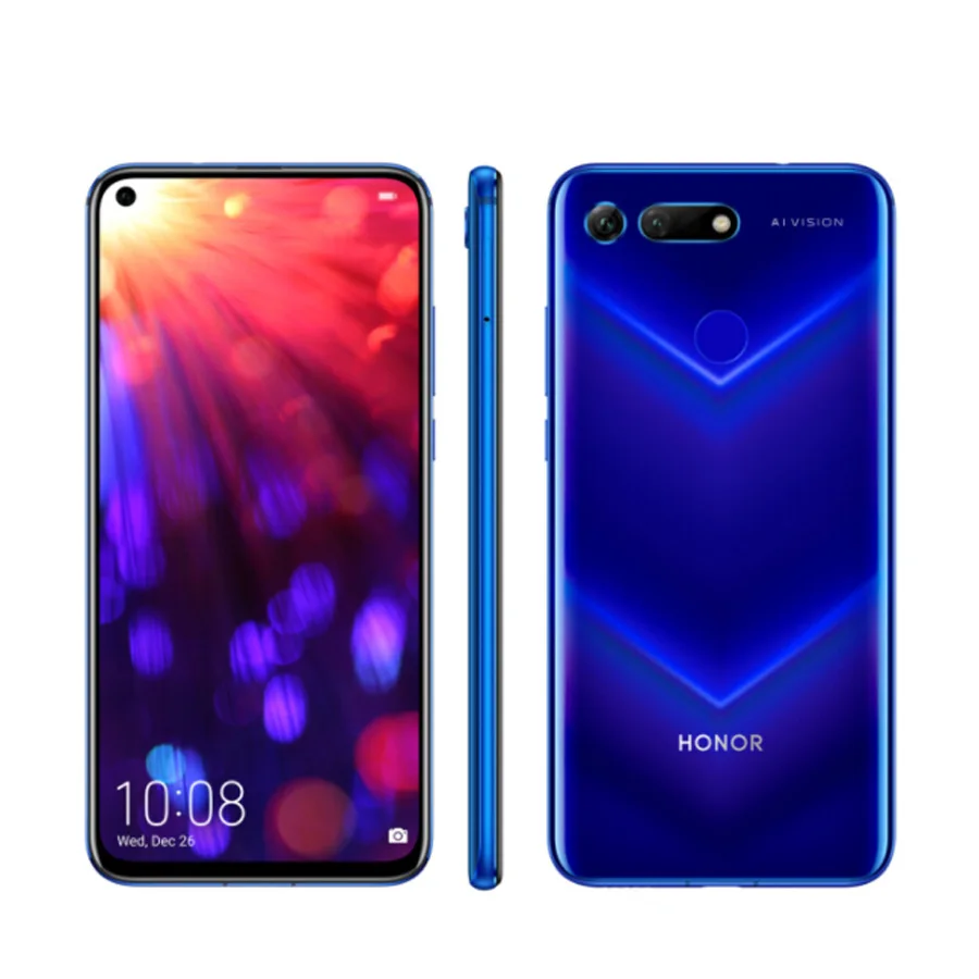 Мобильный телефон Origina honor V20 4G 6/8 ГБ ОЗУ 128/256 Гб ПЗУ 6 4 дюйма Восьмиядерный Andorid 9