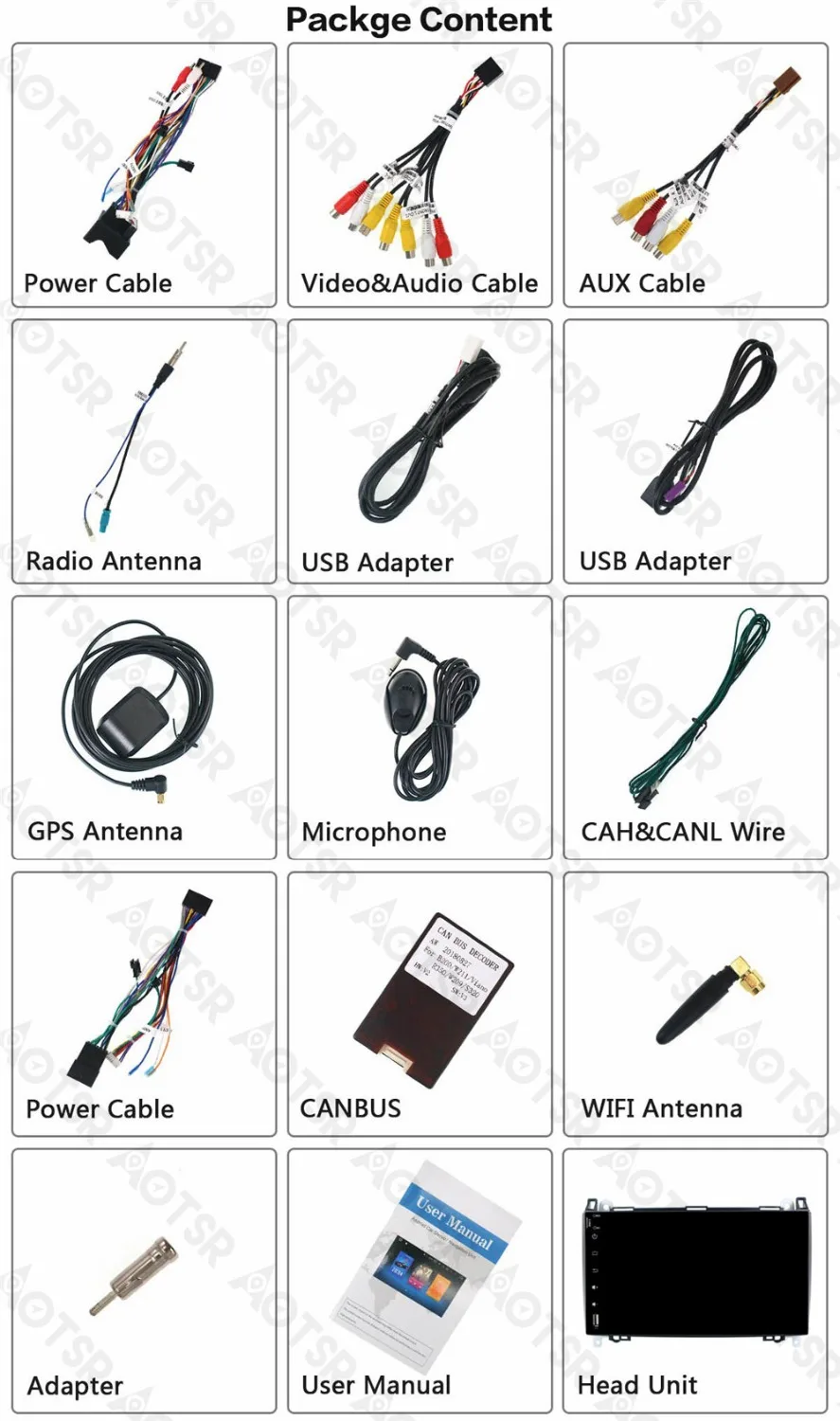 Aotsr Android 8 0 Восьмиядерный GPS-навигатор Автомобильный без DVD-плеера для Benz W169 W245