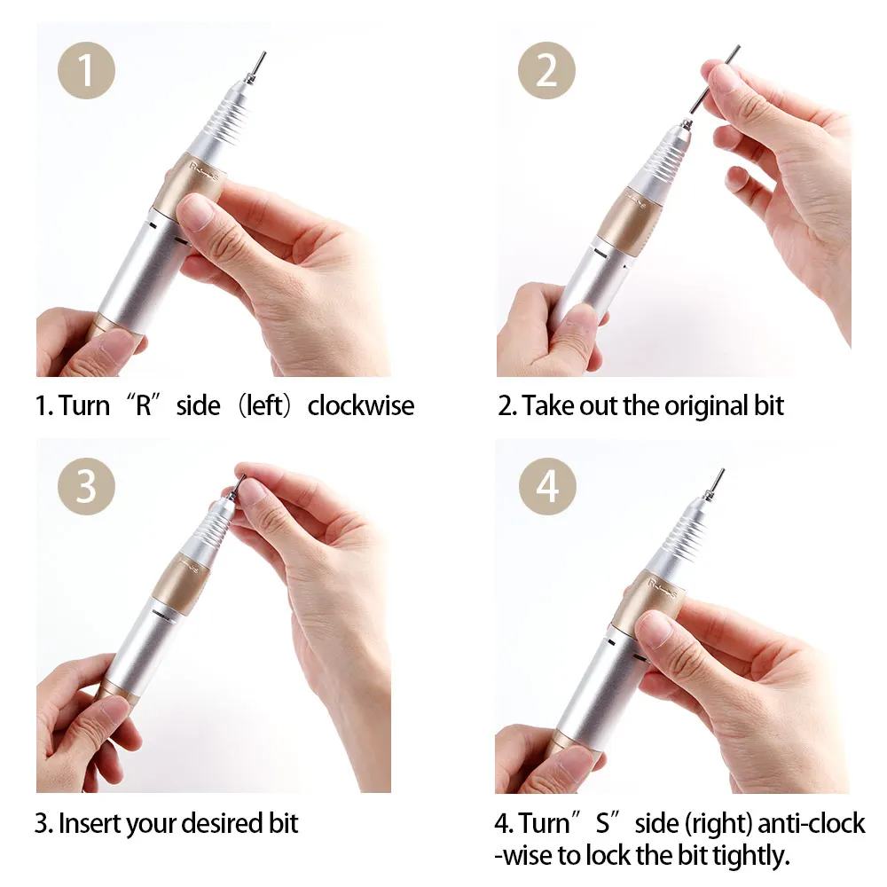 Электрическая дрель для ногтей аппарат маникюра гель удаления кутикулы