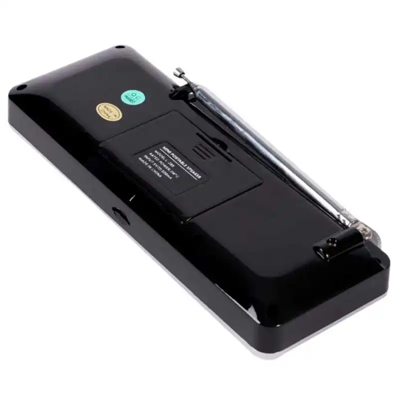 Портативная мини колонка с FM радио стереозвук TFCard usb диск ЖК экран регулятор