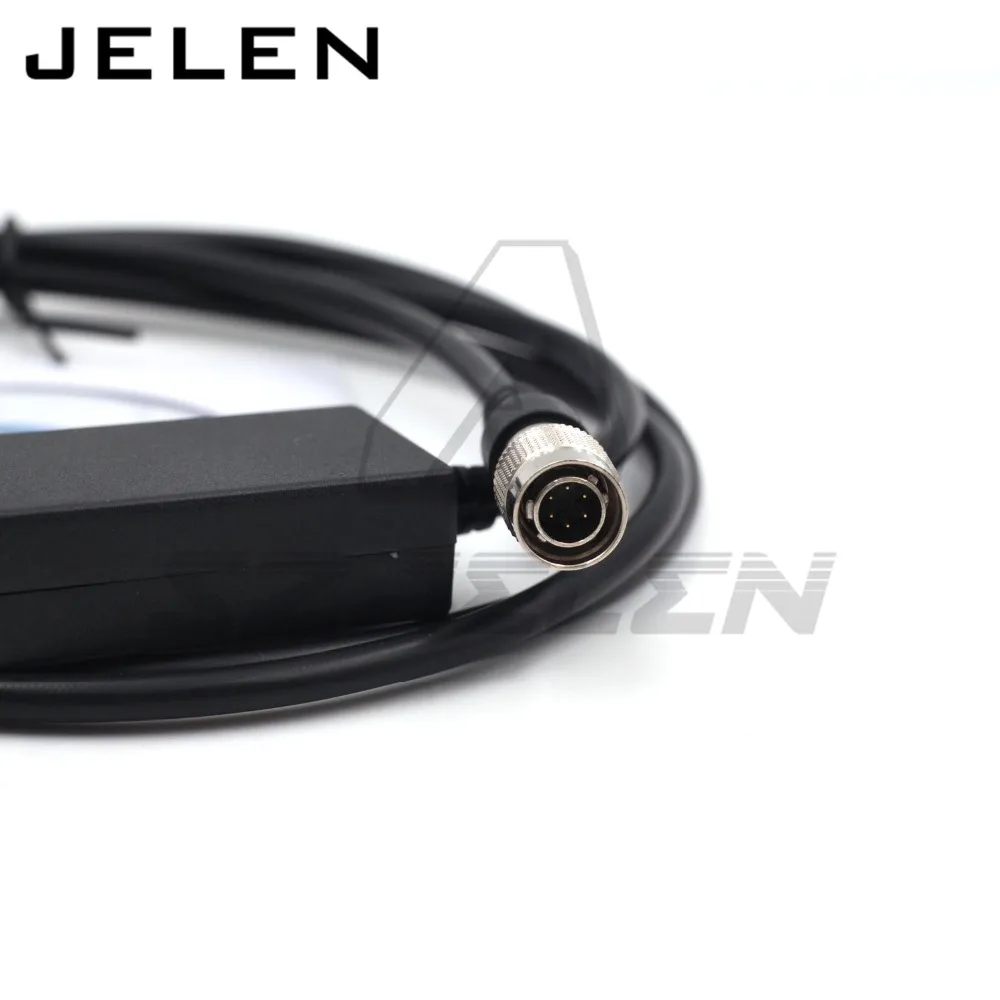 Разъем Hirose 6pin к разъему USB для Topcon USB кабель для передачи данных для Topcon Sokkia тахеометра подходит Win7/8/10