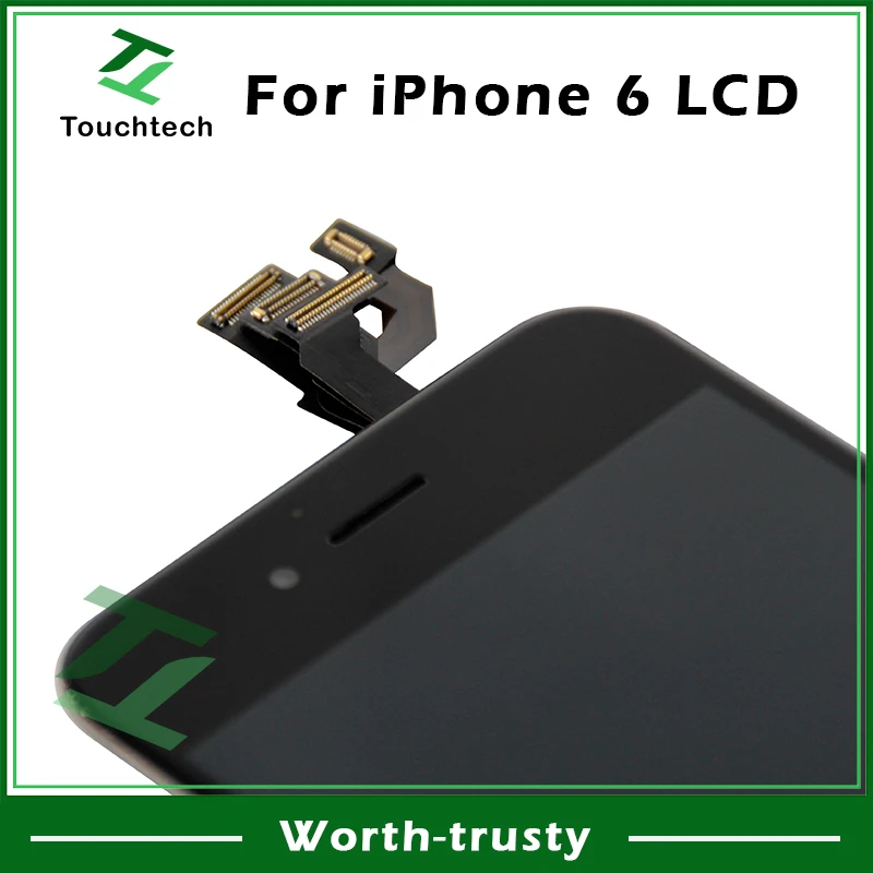 ЖК-дисплей и дигитайзер сенсорного экрана в сборе для Pantalla iPhone 6 с фронтальной