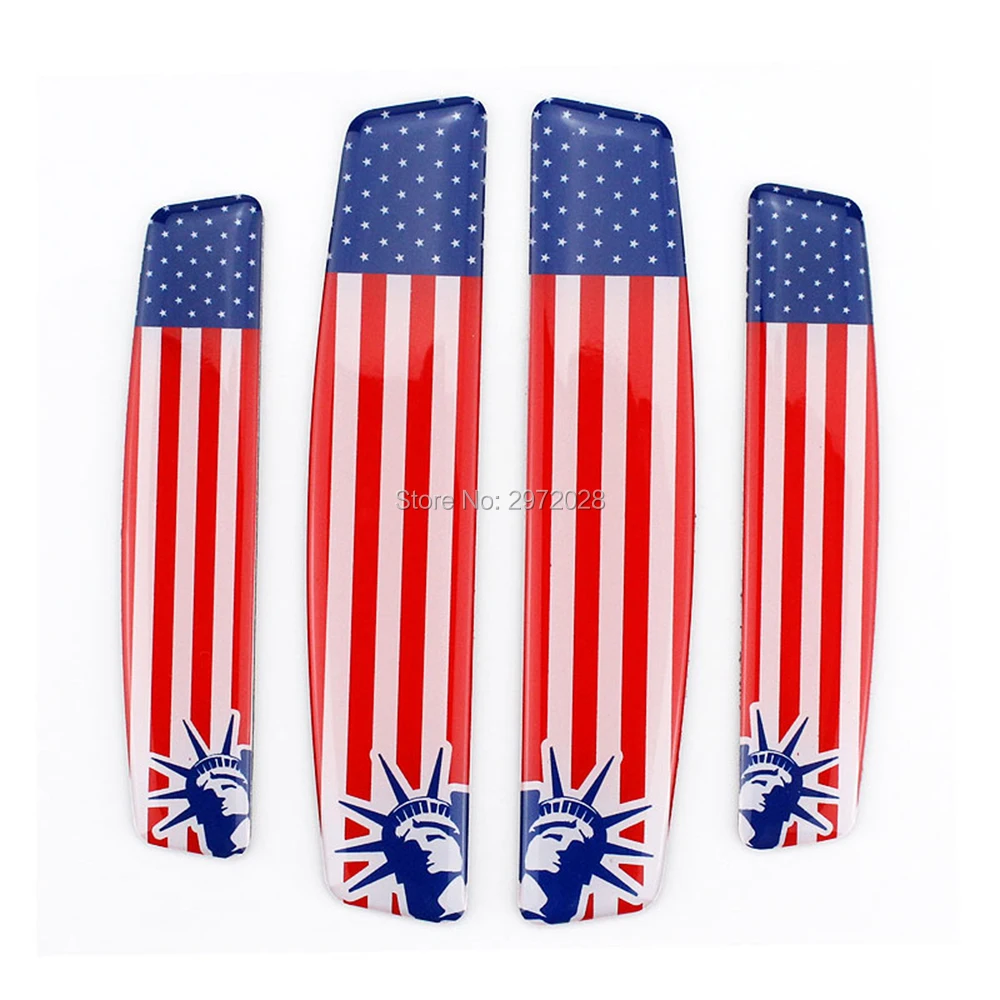 

40 x Car Styling Door Edge Guard Protector Strips Anti-collision Anti-scratch Trim Door Edge Guard Stickers For American Flag