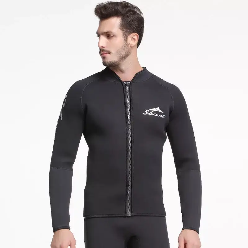 Для мужчин набор одежды из 3 мм Гидрокостюмы мокрого типа куртка с длинными