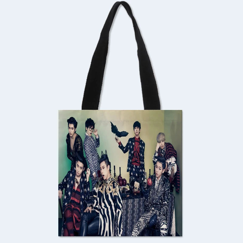 Изготовленный На Заказ блок B печати сумка Холст сумка-тоут сумки для покупок и