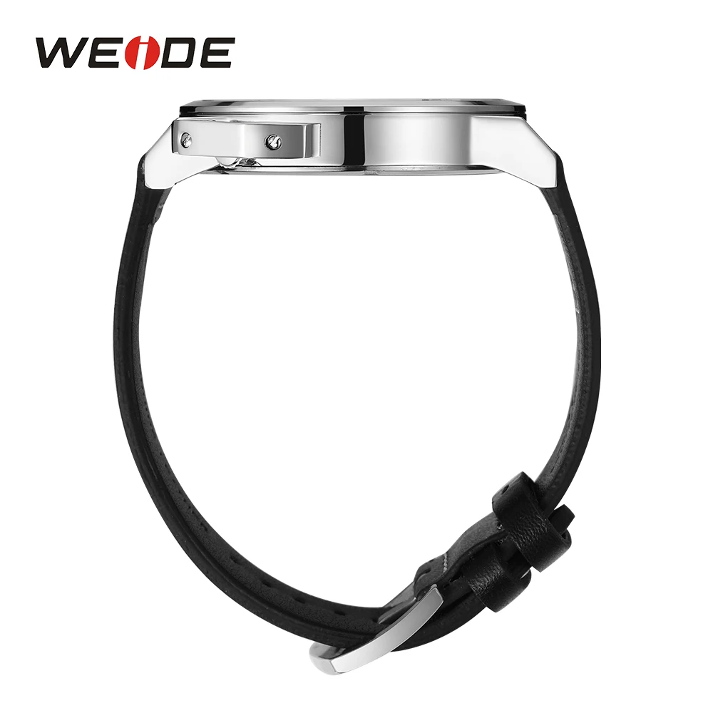 WEIDE спортивные повседневные бизнес часы с циферблатом и двойным часовым поясом