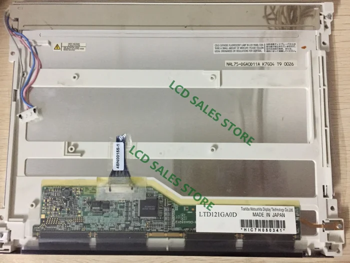 LTD121GA0D Промышленный экран дисплея 1024*768 12 1 дюймов LTPS TFT LCD|Промышленные компьютеры