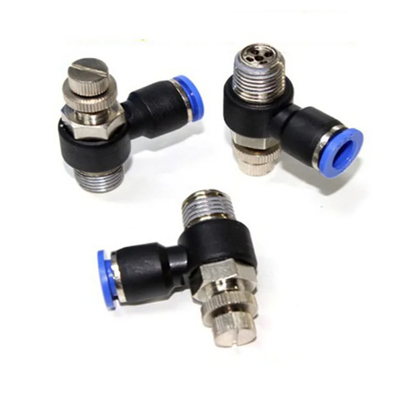 10 шт. SL4 6 8 12 мм быстрое соединение пневматический Фиттинг M5 01 02 03(M5 &quot1/8&quot 1/4