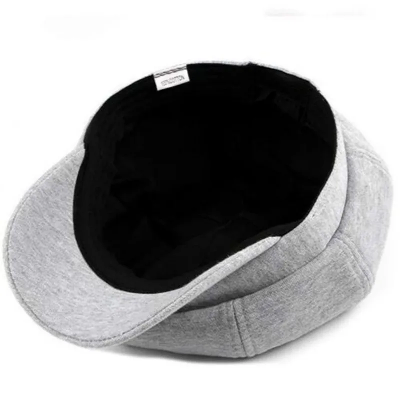 Женская хлопковая кепка газетчика однотонная Повседневная шляпка художника