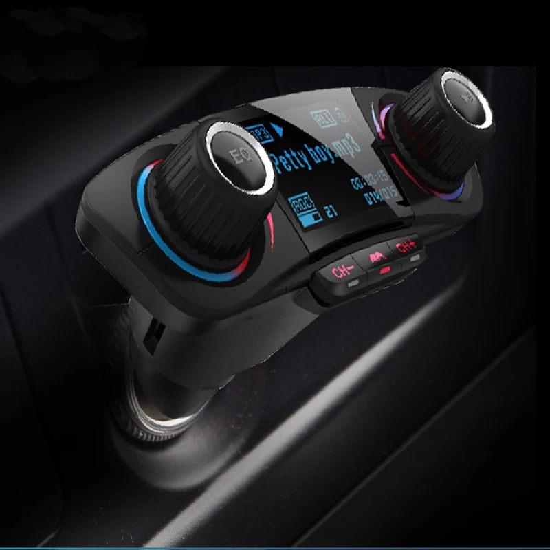 Hands Free беспроводной Bluetooth FM передатчик Aux модулятор Автомобильный комплект
