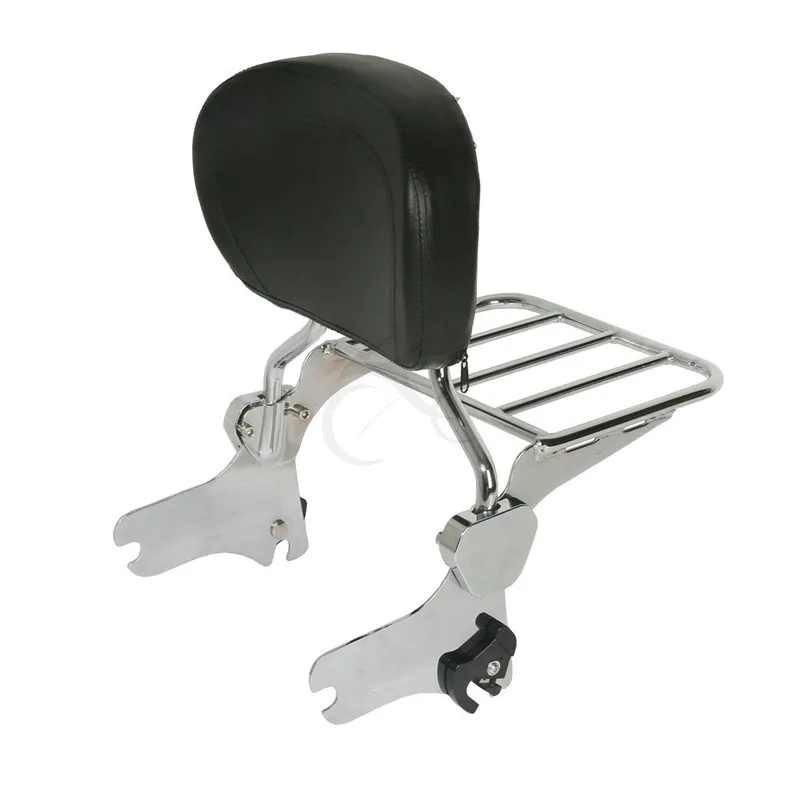 Мотоциклетная съемная спинка Sissy Bar & багажная стойка для Harley Touring Road King Classic Electra