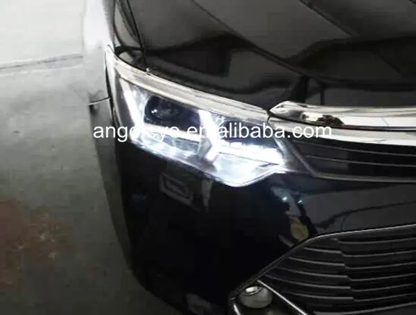 Для TOYOTA год для Camry светодиодный линзы проектора bi xenon фары PW