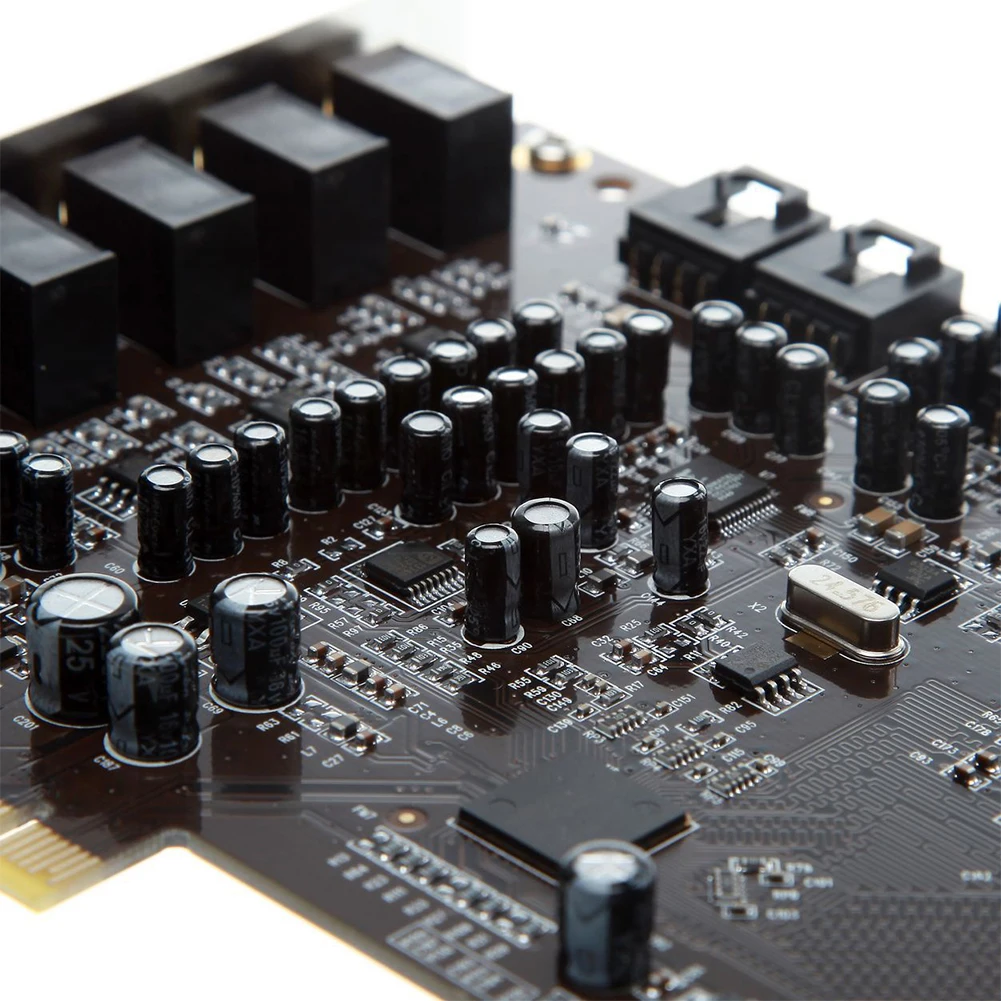 ПК компьютер PCI-E 0105 чип 501 Звуковая дорожка DirectSound 3D настольная аудиокарта