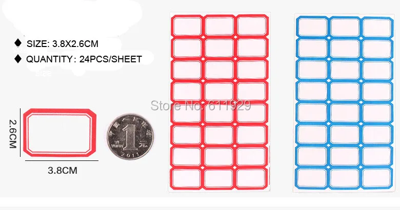 

Free shipping price tags/labels/blank paper stickers/clothing hang tag stickers/customized packing stickers 1000 pcs a lot