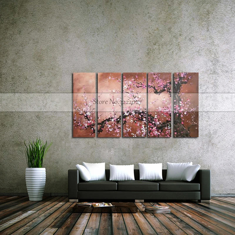 Картины на холсте ручной работы искусственные картины стену с золотым деревом