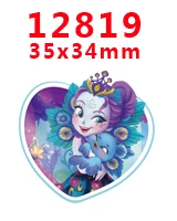 PR-12819 Принадлежности для рукоделия с изображением героев мультфильмов плоские с обратной стороны плоские смолы 30 штук. PR-12799-12833 - Цвет: PR-12819